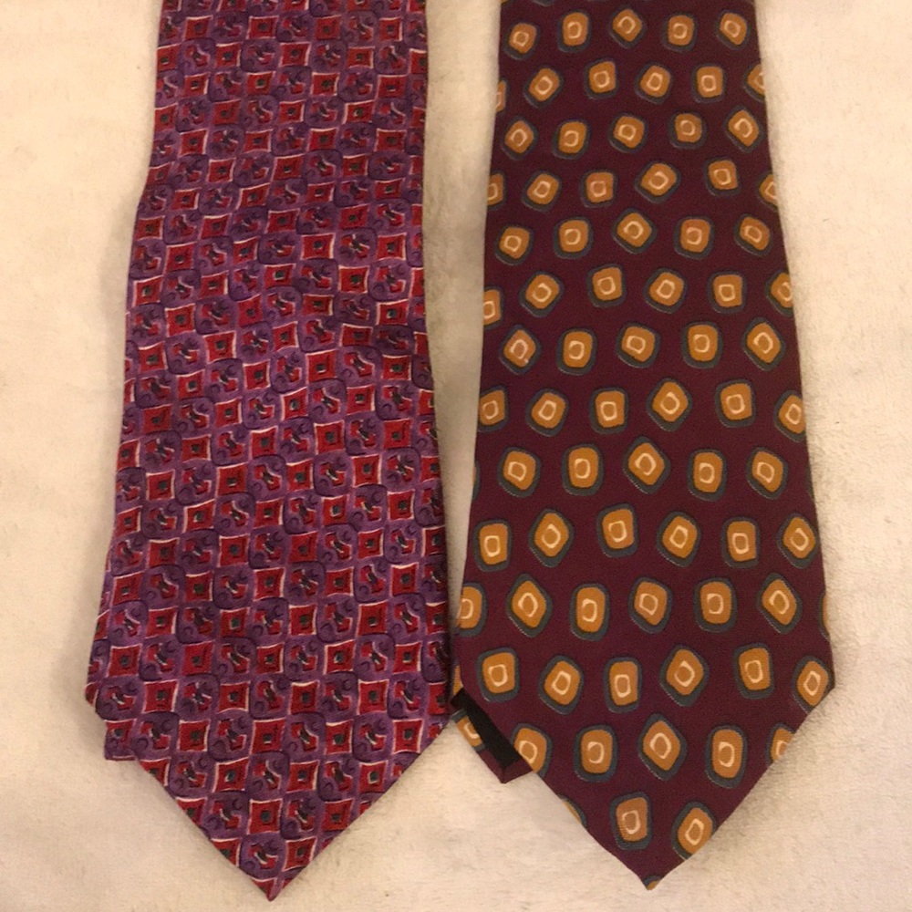 Bundle of two vintage Christian Dior ties
